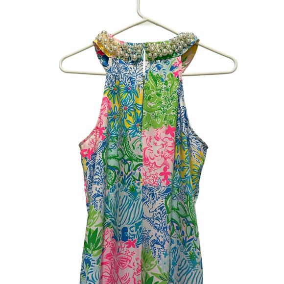 Lilly Pulitzer **RARE* Cheek to Cheek Limited Edition Shawn Maxi Dress Petite M - Picture 10 of 13